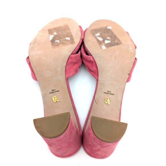 Veronica Beard Ganita Slide Sandal Women's Knot Front Pink Size US10M EU41 - Picture 8 of 13